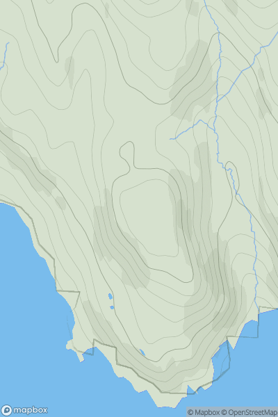 Thumbnail image for Cleit Mhor [Lewis and Nearby Islands] showing contour plot for surrounding peak